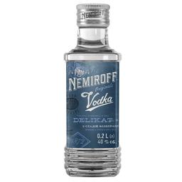 Водка особенная Nemiroff Originals Деликат мягкая 40% 0.2 л