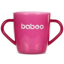 Чашка с ручками Baboo, 12+ мес., 200 мл, розовая (8-138)