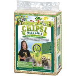 Наполнитель для грызунов Chipsi Green Apple, опилки, 60 л/3.2 кг