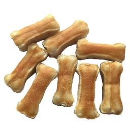 Лакомство для собак Lucky star Прессованная сыромятная кость с куриной пастой, 5,5 см, 200 г (RM009S)