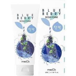 Пенка для умывания лица с содой MED B Blueberry, с экстрактом черники, 100 мл