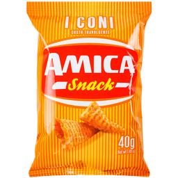 Снеки Amica Cone Virtual кукурудзяні зі смаком сиру 40 г (918448)