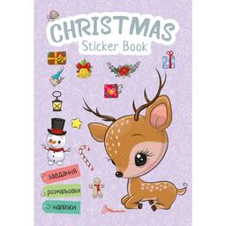 Дитяча книга Талант Веселі забавки для дошкільнят Christmas sticker book. Зимові розваги (9789669890351)