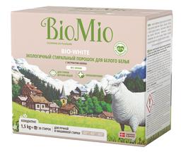 Пральний порошок для білої білизни BioMio Bio-White, концентрат, 1,5 кг