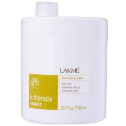 Маска Lakme K.Therapy Repair Nourishing Mask, поживна, для сухого волосся, 1000 мл