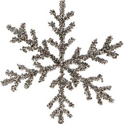 Декор Yes! Fun Снежинка 25 см серебро (974735)