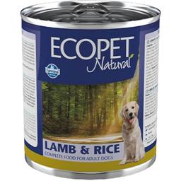 Влажный корм для взрослых собак Farmina Ecopet Natural Dog Lamb&Rice, с ягненком и рисом, 300 г