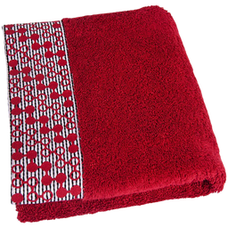 Полотенце Shamrock Lykia, 90х50 см, красный (3695)