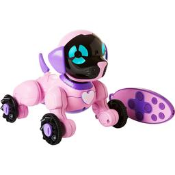 Интерактивная игрушка WowWee маленький щенок Чип, розовый (W2804/3817)