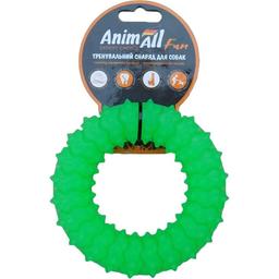 Игрушка для собак AnimAll Fun AGrizZzly Кольцо с шипами зеленая 12 см
