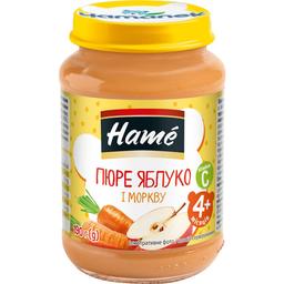 Фруктовое пюре Hame Яблоко и морковь, 190 г