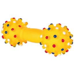 Игрушка для собак Trixie Гантель игольчатая с пищалкой, 14,5 см, в ассортименте (3357)