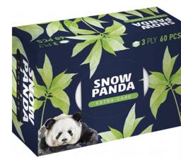 Серветки Сніжна Панда Extra Care, тришарові, 60 шт.