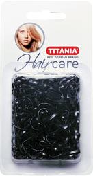 Набір силіконових резинок Titania, 2 см, чорні,150 шт. (8066 В)