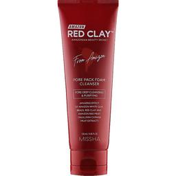 Пенка для умывания Missha Amazon Red Clay Pore Pack Foam Cleanser, 120 мл