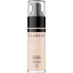 Тональная основа Claresa Doll Up! Luminizing тон 04 (Medium) 34 г