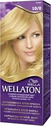 Стійка крем-фарба для волосся Wellaton, відтінок 10/0 (сахара), 110 мл