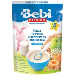 Молочна каша Bebi Premium Гречана з яблуком та абрикосом 200 г (1105052)