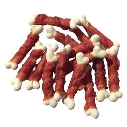 Ласощі для собак Lucky star Качині крученики на кальцієвій пресованій кістці, 6,5 см, 200 г (DM003S)