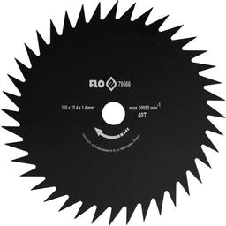Ніж для бензокоси Flo дисковий 40 зубців 25 см кріпильний Ø 2.54 см (79566)