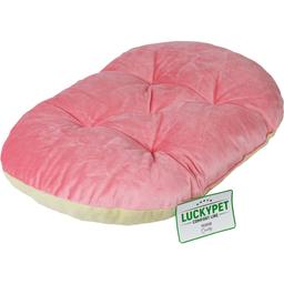Лежак-подушка Lucky Pet Зефір №3, рожево-кремовий, 60x90 см