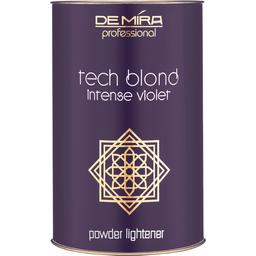 Професійна знебарвлювальна пудра DeMira Professional Tech Blond Intense Violet, з антижовтим ефектом, 300 г