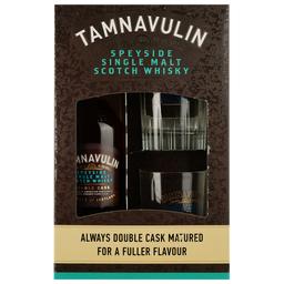 Набір віскі Tamnavulin Speyside Single Malt 40% 0.7 л + 2 склянки