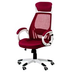 Крісло офісне Special4you Briz червоний з білим (E0901)