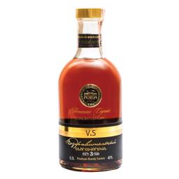 Коньяк Proshyan Brandy Factory Привітальний, 3 роки витримки, 40%, 0,5 л (712252)