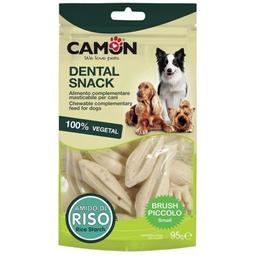 Стоматологическое лакомство для собак Camon Dental Жевательные зубные щетки с рисом 95 г