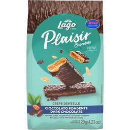 Печиво Gastone Lago Plaisir тонке хрустке вкрите шоколадом 120 г