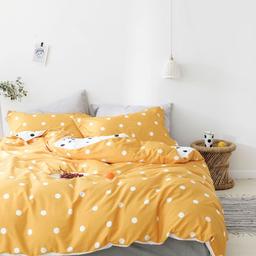 Комплект постельного белья Love You XC 9056, сатин, семейный, разноцветный (33043)