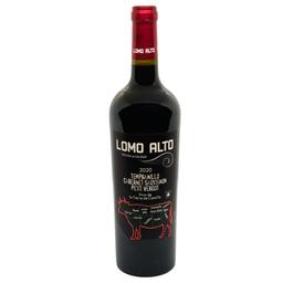 Вино Lomo Alto Tempranillo-Cabernet Sauvignon-Petit Verdot, червоне, напівсухе, 0,75 л