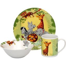 Набор детской посуды Limited Edition Jungle 3 предмета (YF6030)