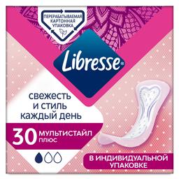 Щоденні прокладки Libresse Мультистайл Плюс 30 шт.