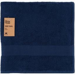 Рушник махровий Ardesto Benefit, 90х50 см, темно-синій (ART2450DB)