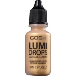 Хайлайтер Gosh Lumi Drops, тон 014 (gold), 15 мл