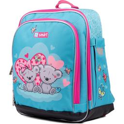 Рюкзак шкільний Smart H-55 Friends, бірюзовий (558022)