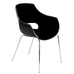 Кресло Papatya Opal, черный (294027)