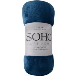 Плед Soho Royal blue, 200х150 см, синий (1207К)