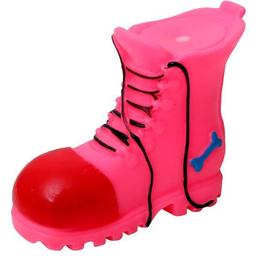 Игрушка для собак Eastland Ботинок с пищалкой, розовый, 11 см (520-244)