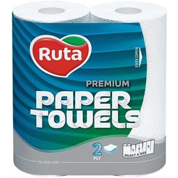 Бумажные полотенца Ruta Premium, двухслойные, 2 рулона
