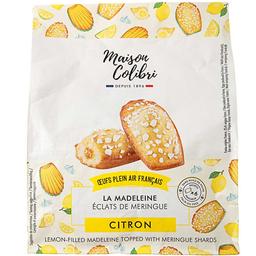 Кекс Maison Colibri Мадлен с лимонной начинкой покрытый кусочками меренги 180 г