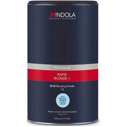 Голубая пудра для обесцвечивания волос Indola Rapid Blond, 450 г (1895301)