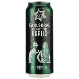 Пиво Karlsbrau Urpils светлое 4.8% 0.5 л ж/б