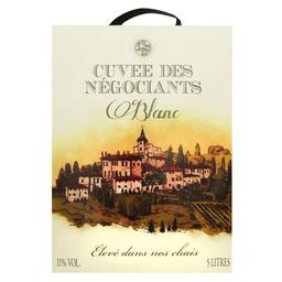 Вино Cuvеe des Nеgociants Bag-in-Box blanc, 11%, 5 л (728145)