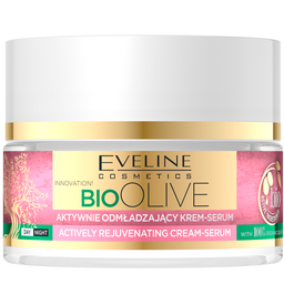 Активно омолаживающий крем-сыворотка Eveline Bio Olive, 50 мл