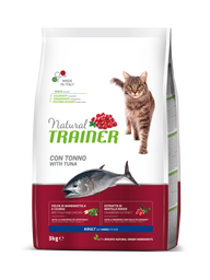 Сухий корм для котів Trainer Natural Super Premium Adult with Tuna, з тунцем, 3 кг