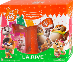 Подарунковий набір La Rive 44 Cats Milady: Туалетна вода 50 мл + Гель для душу 250 мл