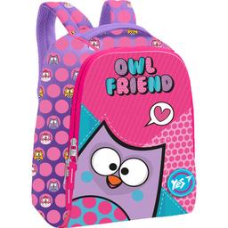 Рюкзак дитячий Yes К-37 Owl Friend, рожевий з фіолетовим (558525)